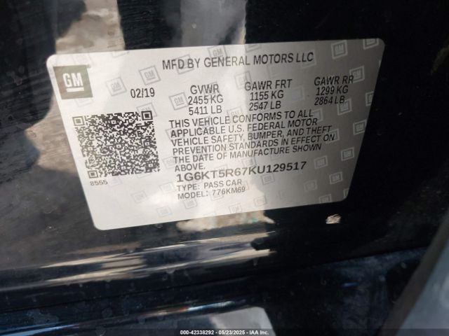 2019 CADILLAC CT6 1G6KT5R67KU129517 Photo 8