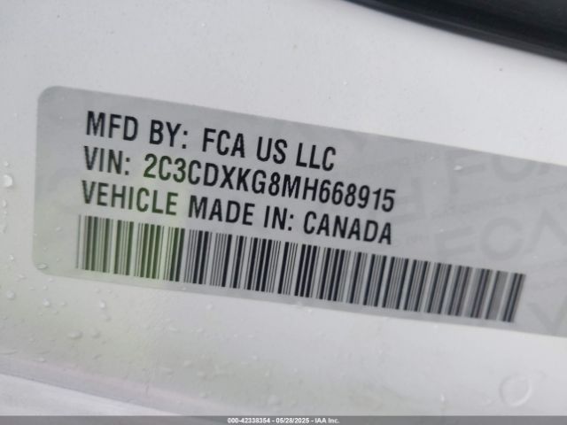 2021 DODGE CHARGER 2C3CDXKG8MH668915 Photo 8