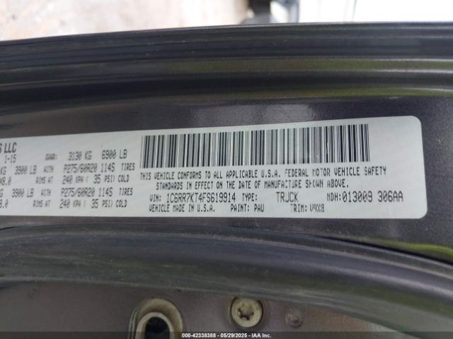 2015 RAM 1500 1C6RR7KT4FS619914 Photo 8