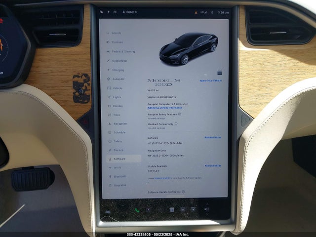 2018 TESLA MODEL S 5YJSA1E25JF298019 Photo 6