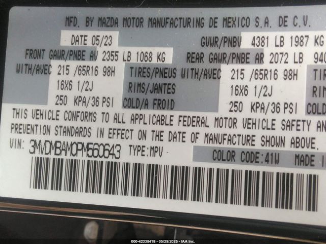 2023 MAZDA CX-30 3MVDMBAM0PM560643 Photo 8