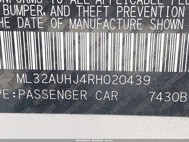 ML32AUHJ4RH020439 Mitsubishi Mirage Es/le