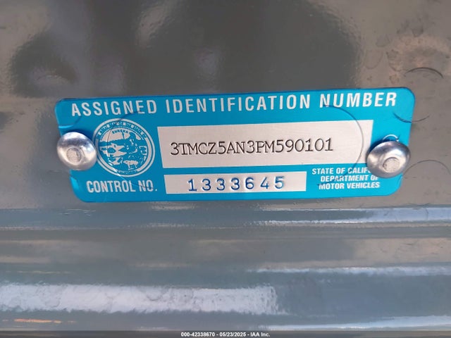 3TMCZ5AN3PM590101 Toyota 2gr-fks