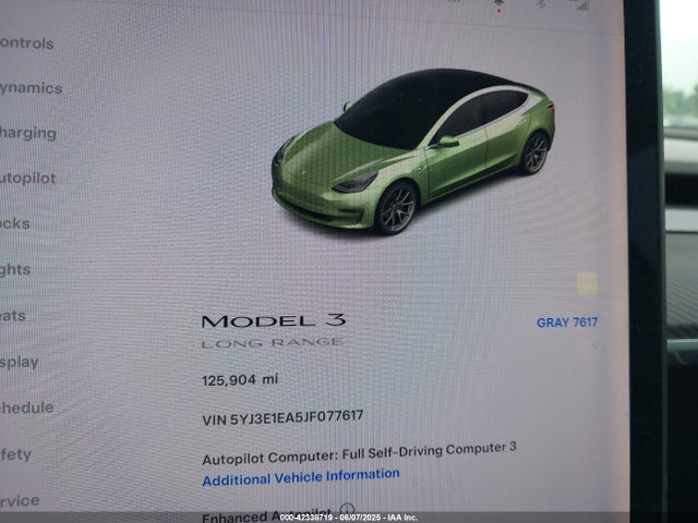 2018 TESLA MODEL 3 5YJ3E1EA5JF077617 Photo 6