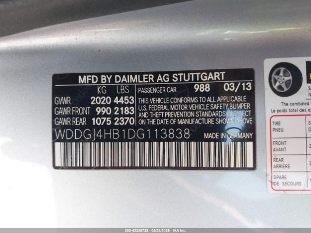 2013 MERCEDES-BENZ C 250 WDDGJ4HB1DG113838 Photo 8