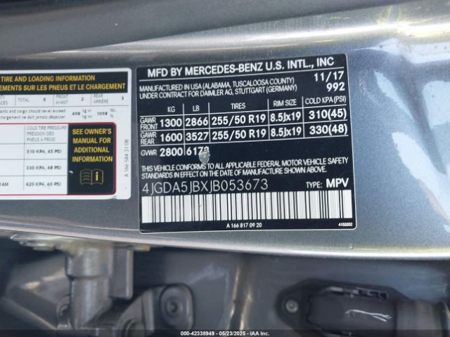 2018 MERCEDES-BENZ GLE 350 4JGDA5JBXJB053673 Photo 8