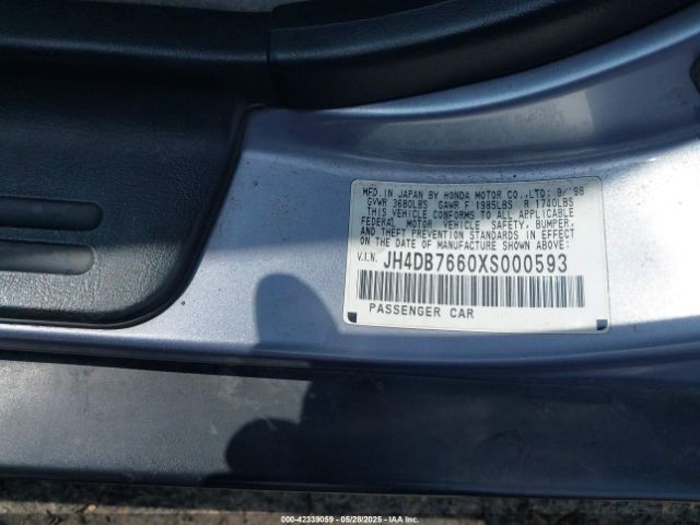 1999 ACURA INTEGRA JH4DB7660XS000593 Photo 8