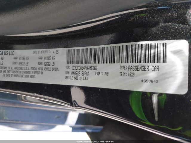 2015 CHRYSLER 200 1C3CCCAB4FN706166 Photo 8