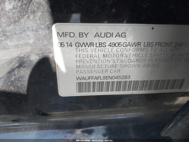 2014 AUDI A4 WAUFFAFL9EN045283 Photo 8