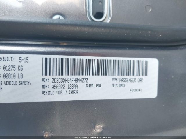 2C3CDXHG4FH844272 Dodge 2015