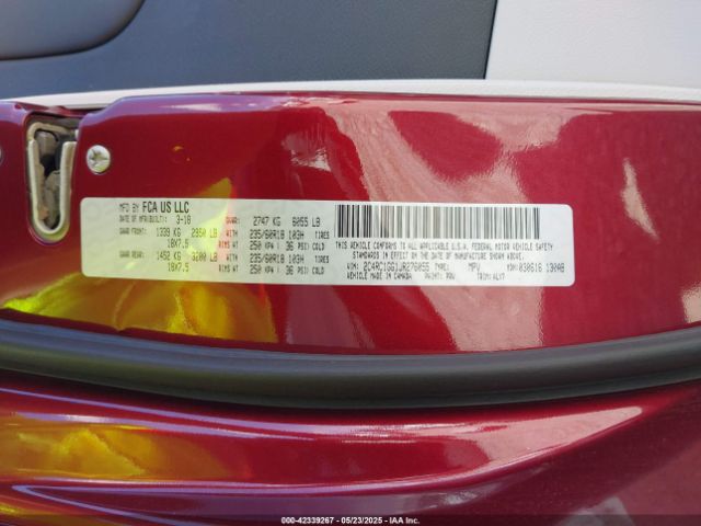 2018 CHRYSLER PACIFICA 2C4RC1GG1JR276055 Photo 8