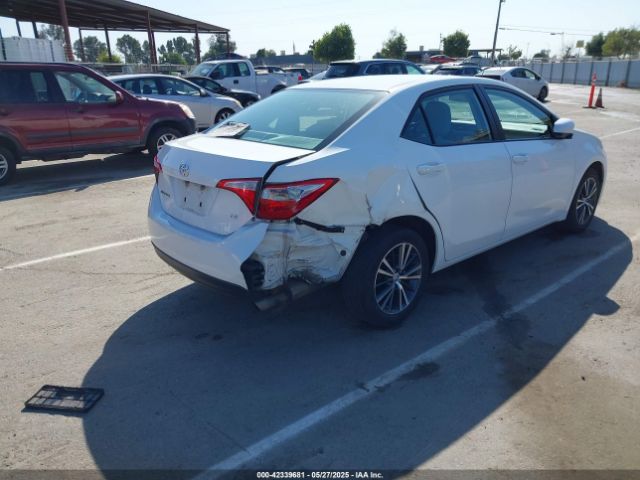 5YFBURHE5GP550358 Toyota Corolla L/le/le Plus/le Premium/s/s Plus/s Premium/s W/special Edition Pkg