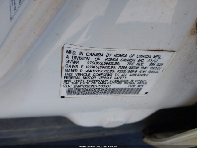 2007 ACURA MDX 2HNYD28217H533337 Photo 8