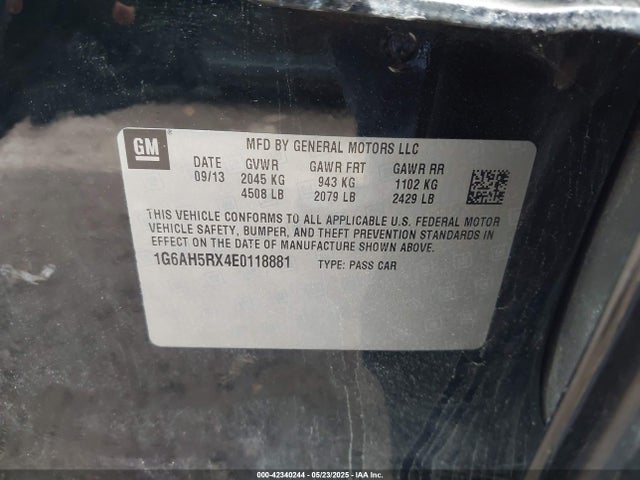 2014 CADILLAC ATS 1G6AH5RX4E0118881 Photo 8