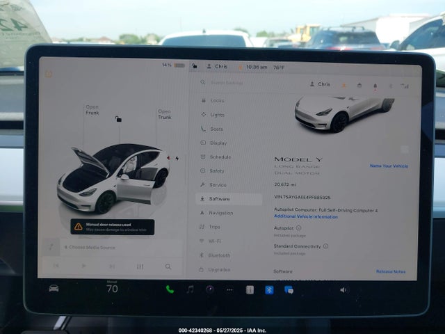 2023 TESLA MODEL Y 7SAYGAEE4PF885925 Photo 6