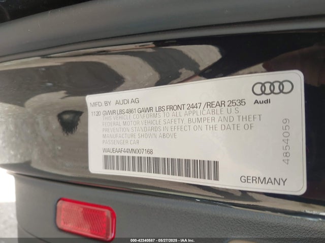 2021 AUDI A4 WAUEAAF44MN007168 Photo 8