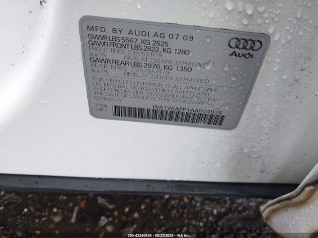 2010 AUDI Q5 WA1VKAFP1AA014974 Photo 8