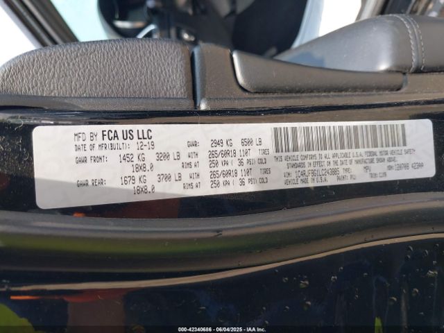 2020 JEEP GRAND CHEROKEE 1C4RJFBG1LC243885 Photo 8