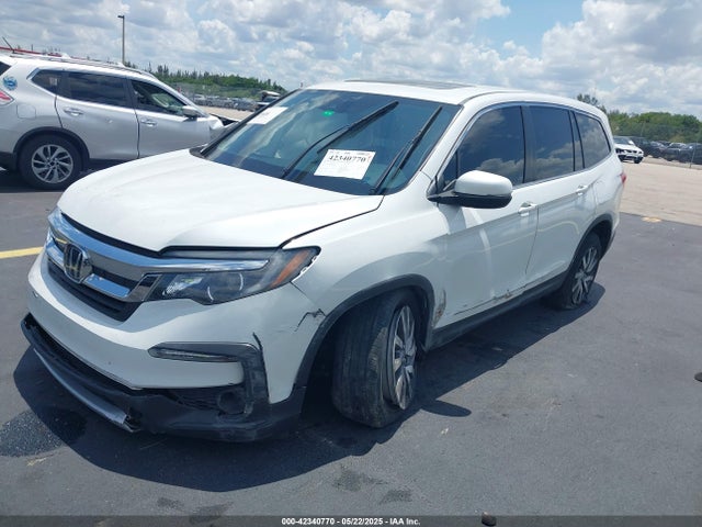 Honda Pilot 2wd Ex-l 2021 5FNYF5H52MB039338 Image 2