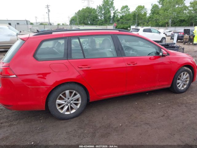 3VWC17AU1FM506752 Volkswagen Golf Sportwagen Tsi S 4-door