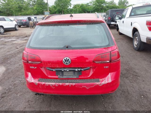 3VWC17AU1FM506752 Volkswagen Golf Sportwagen Tsi S 4-door