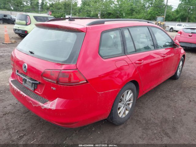 3VWC17AU1FM506752 Volkswagen Golf Sportwagen Tsi S 4-door