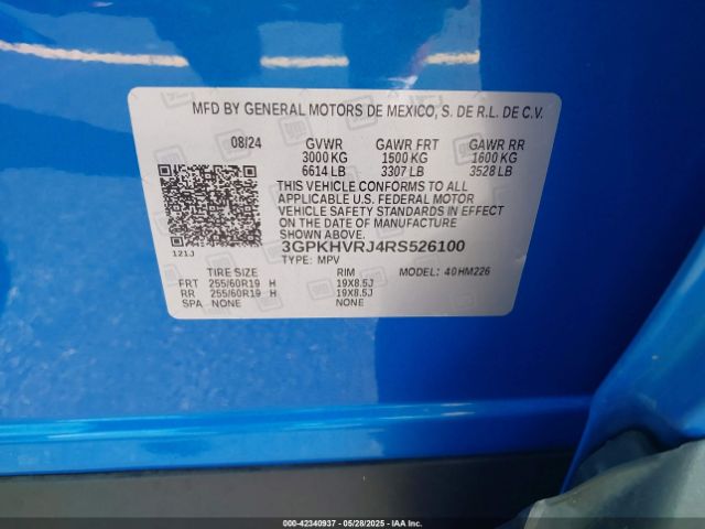 2024 HONDA PROLOGUE 3GPKHVRJ4RS526100 Photo 8