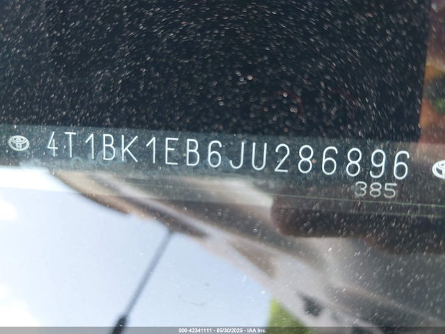 4T1BK1EB6JU286896 Toyota 2gr-fe