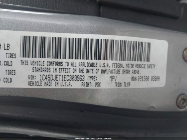 2014 DODGE DURANGO 1C4SDJET1EC303963 Photo 8