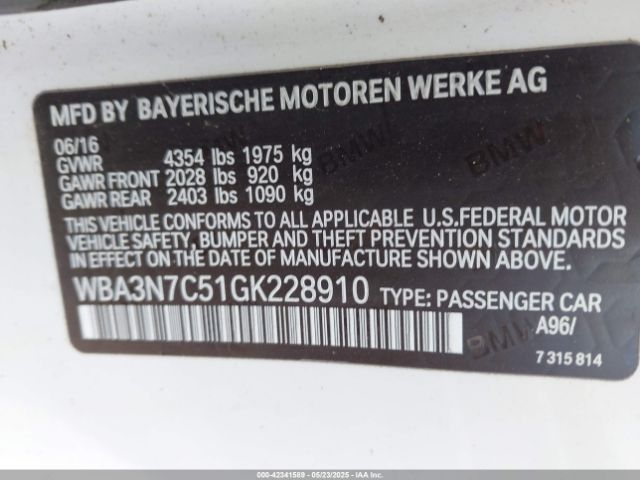 2016 BMW 428I WBA3N7C51GK228910 Photo 8