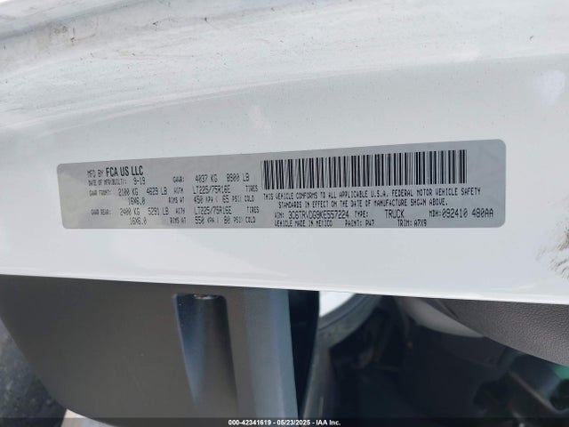 3C6TRVDG9KE557224 RAM Promaster 2500