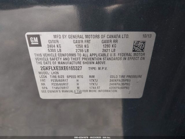 2GKFLXE3XE6165327 GMC Terrain Slt-1