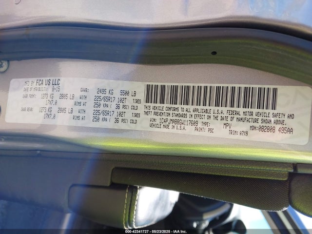 Jeep Cherokee 2016 1C4PJMAB8GW117609 Image 9