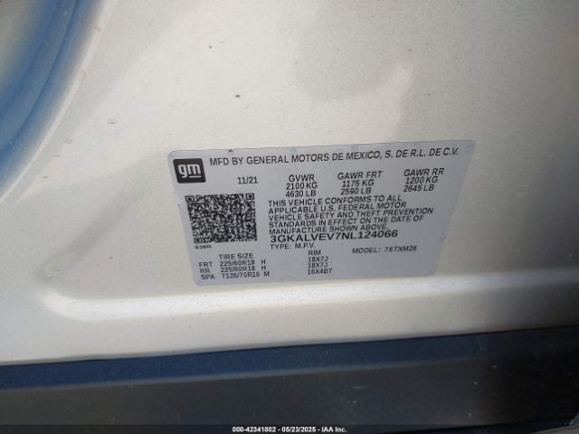 2022 GMC TERRAIN 3GKALVEV7NL124066 Photo 8