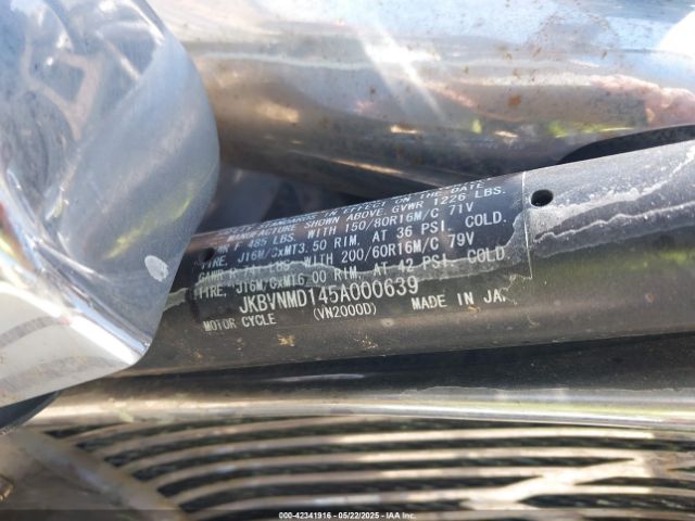 2005 KAWASAKI VN2000 JKBVNMD145A000639 Photo 9
