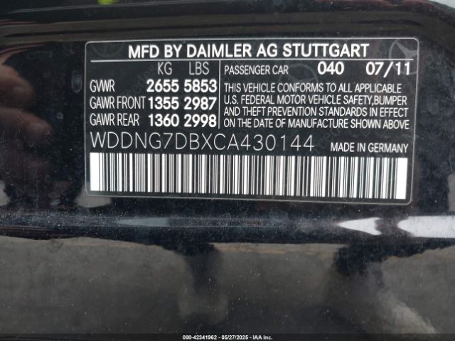 2012 MERCEDES-BENZ S 550 WDDNG7DBXCA430144 Photo 8