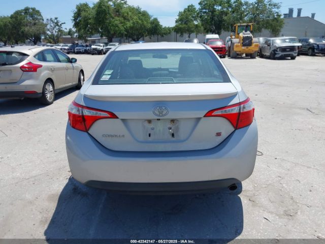 2T1BURHE8FC365199 Toyota Corolla S