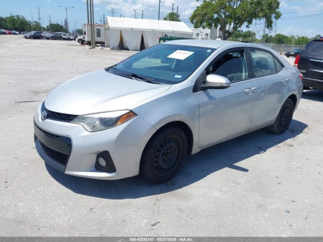 2T1BURHE8FC365199 Toyota Corolla S