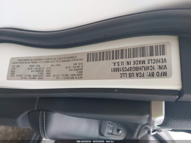 1C4RJHBG8PC518881 Jeep Grand Cherokee Limited 4x4