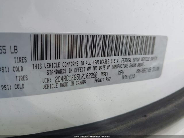 2020 CHRYSLER PACIFICA 2C4RC1EG5LR102298 Photo 8