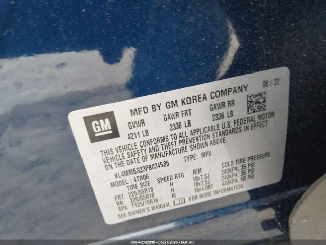2023 BUICK ENCORE GX KL4MMBS23PB034586 Photo 8