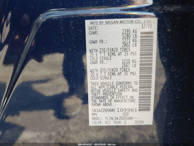 5N1AZ2DS6RC109961 Nissan 2024