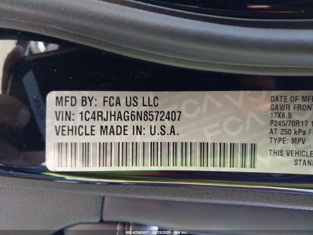 1C4RJHAG6N8572407 Jeep 2022