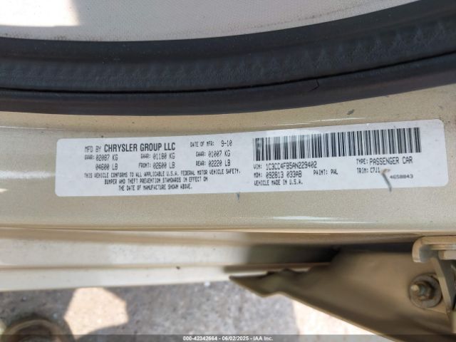 2010 CHRYSLER SEBRING 1C3CC4FB5AN229402 Photo 8