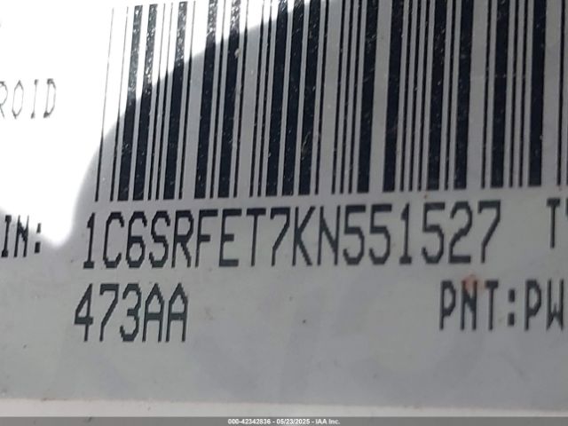1C6SRFET7KN551527 RAM 1500 Sport/rebel