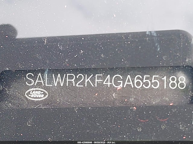 SALWR2KF4GA655188 Land Rover Range Rover Sport 3.0l V6 Turbocharged Diesel Hse Td6