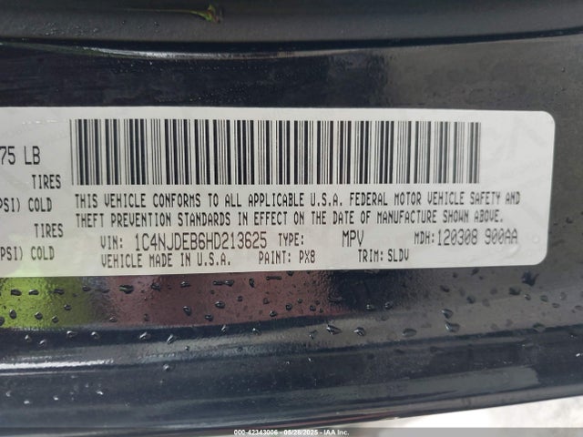Jeep Compass High Altitude 4x4 2017 1C4NJDEB6HD213625 Image 9