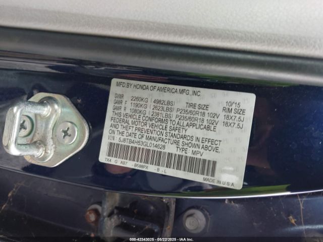 2016 ACURA RDX 5J8TB4H53GL014628 Photo 8