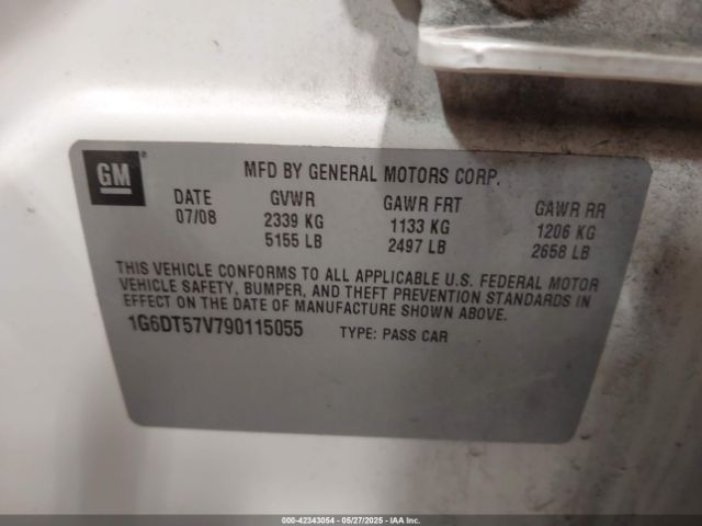 2009 CADILLAC CTS 1G6DT57V790115055 Photo 8