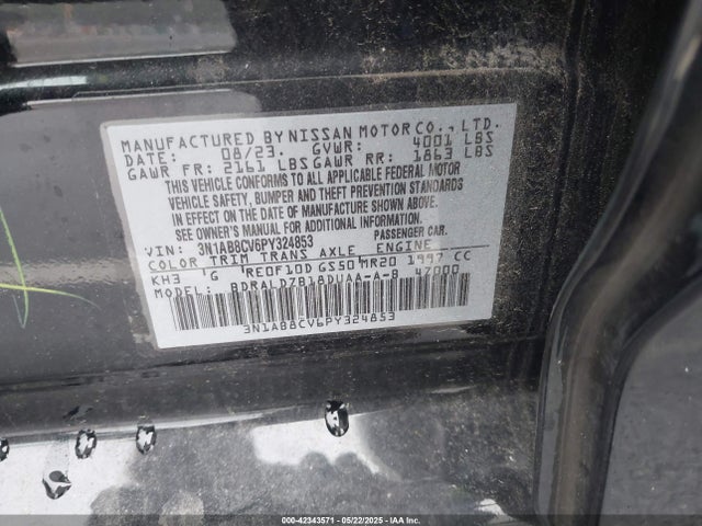 Nissan Sentra Sv Xtronic Cvt 2023 3N1AB8CV6PY324853 Image 9